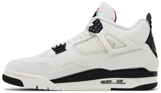 Air Jordan 4 Retro OG FC Shoes - Sail/Black/University Red (IM4002-100)