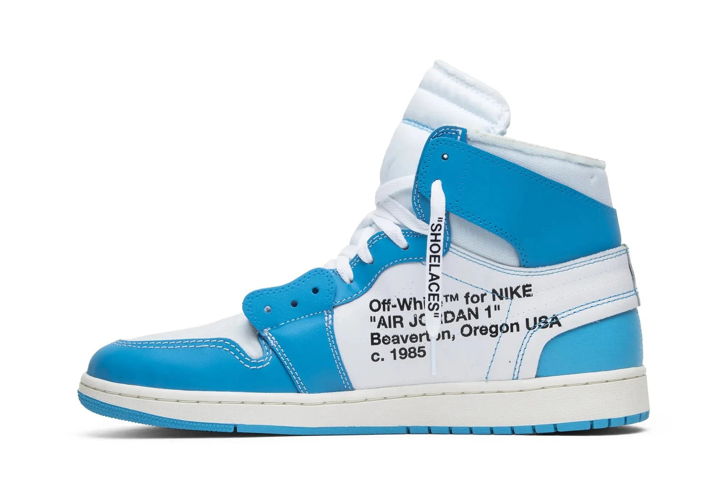 Air Jordan 1 Retro High OG x Off-White 'University Blue' AQ0818-148