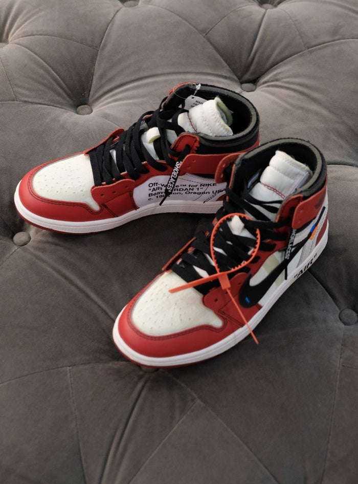 Air Jordan 1 Retro High Off-White Chicago Red (AA3834-101)
