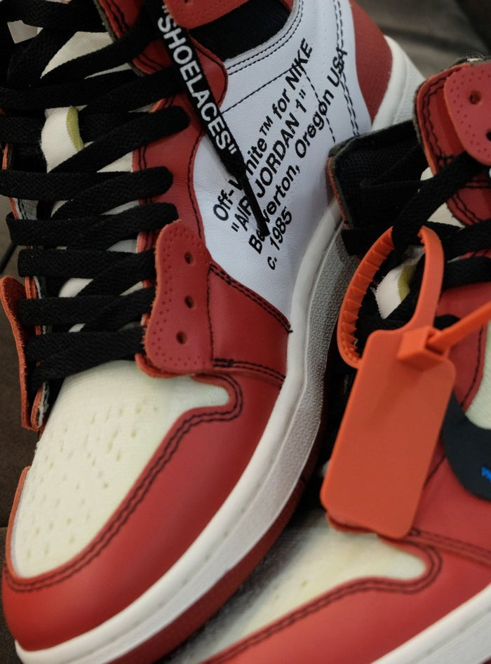 Air Jordan 1 Retro High Off-White Chicago Red (AA3834-101)