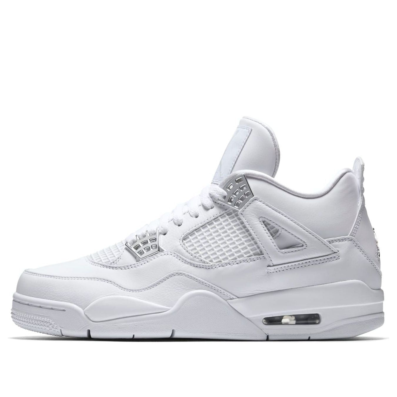 Air Jordan 4 Retro Pure Money White Silver 308497-100