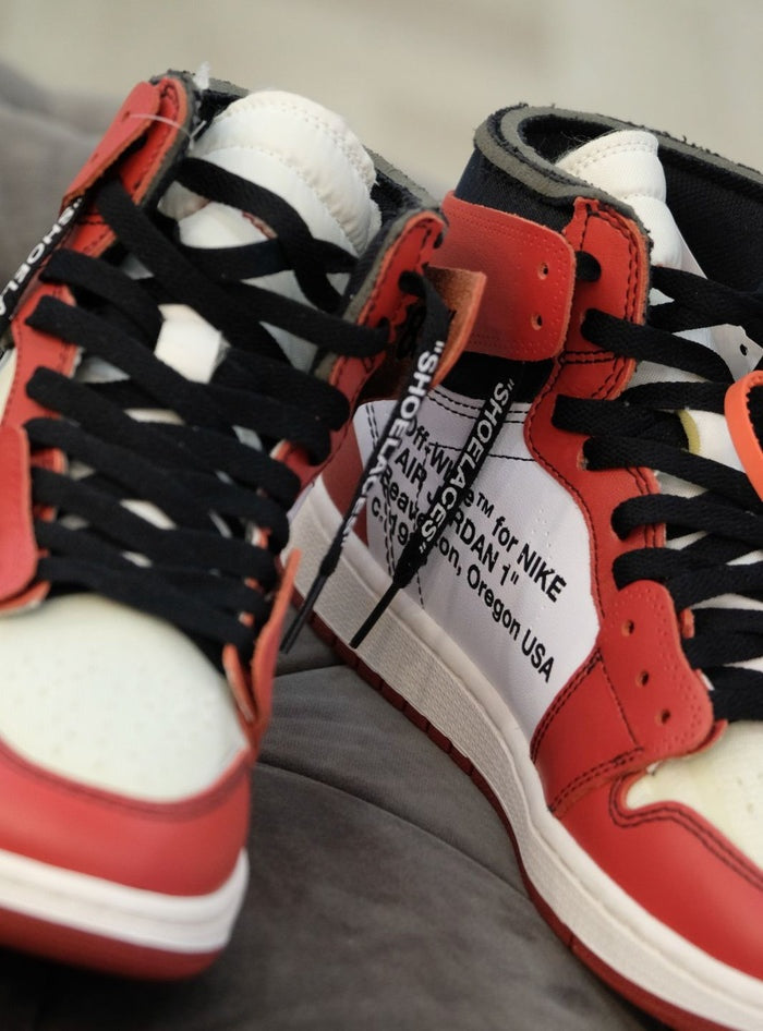 Air Jordan 1 Retro High Off-White Chicago Red (AA3834-101)