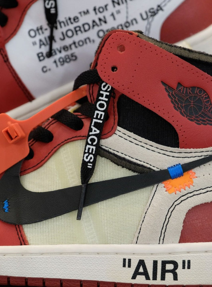 Air Jordan 1 Retro High Off-White Chicago Red (AA3834-101)